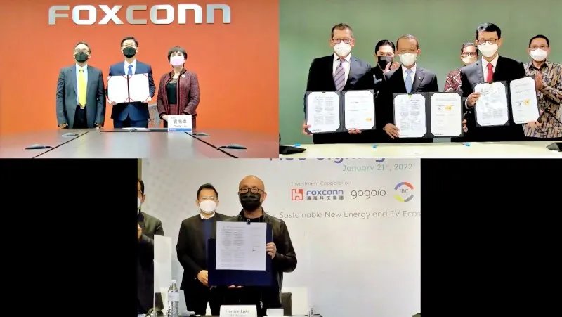 Foxconn, Gogoro, IBC, and Indika Partner on Sustainable New Energy Ecosystem Project in Indonesia