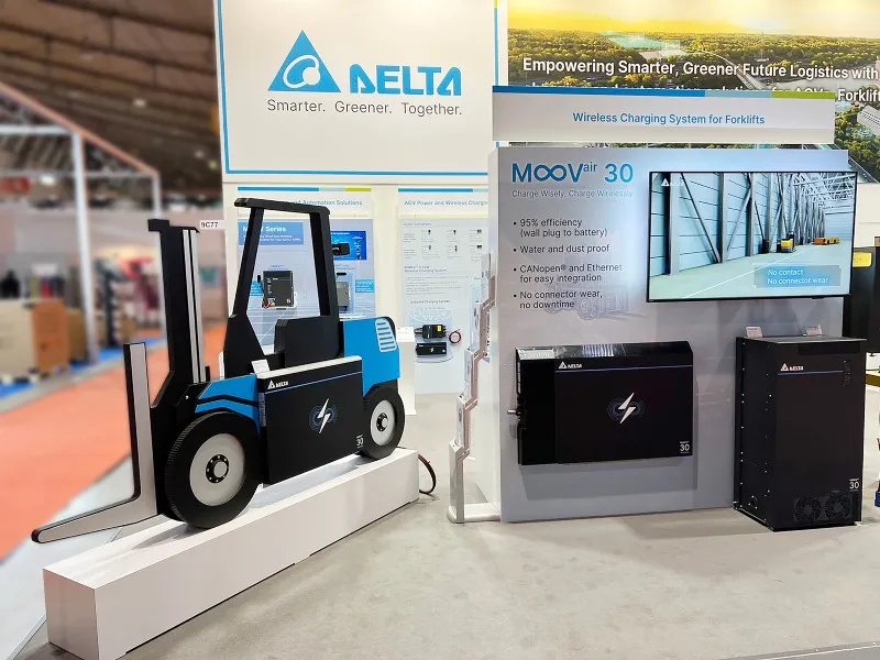 Delta Unveils 30kW Wireless Charging System for e